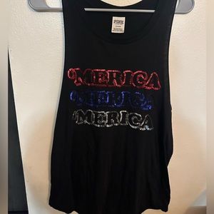 Merica PINK tank